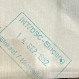 SONOPRESS Musterplatte Version 2 Stamp