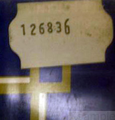 Sticker INT 126.836 | Variation 2