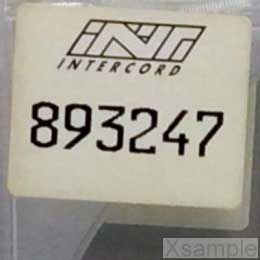 Detatilbild Intercord-Sticker
